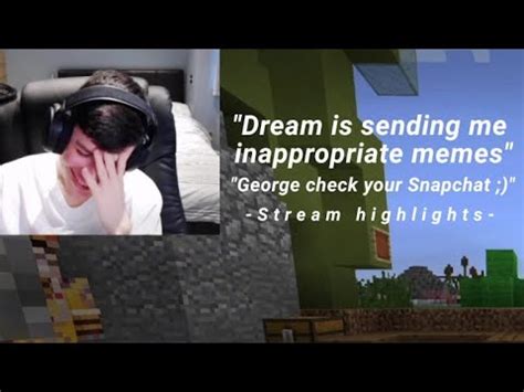 Dream getting excited (by sending Feet pics to George) [Stream ...